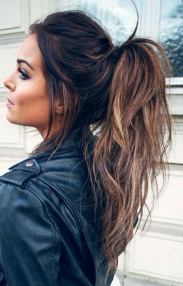 High Messy Ponytail Dazzling Hairstyles for Thin Hair to Try Now