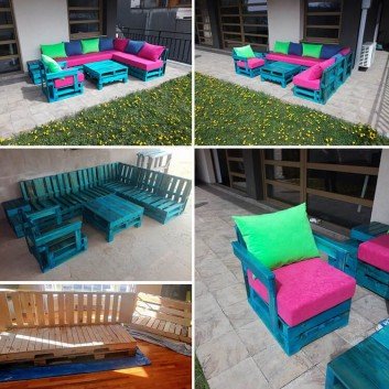 Creative Pallet Couch Projects ideas Made From Wood