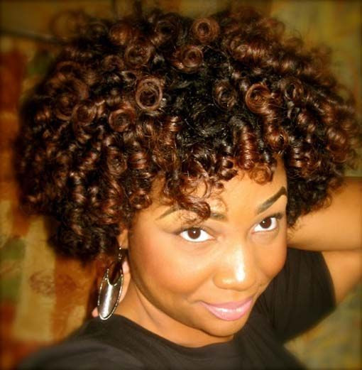Twisted Tight Curls Hairstyle for Black Women