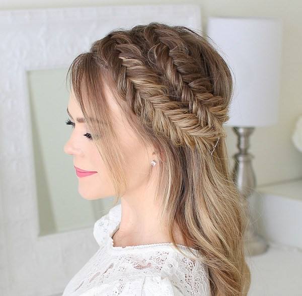 Fishtail Braid for Summers Asian Hairstyles for Girls