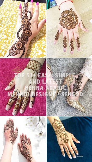 Top 51+ Easy, Simple and Latest Henna Arabic Mehndi Designs