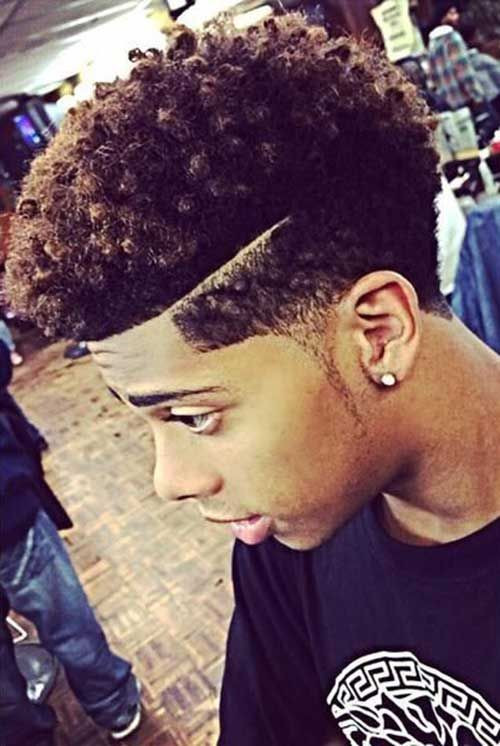 Low Tapered Afro Haircuts & Hairstyles for Black Men