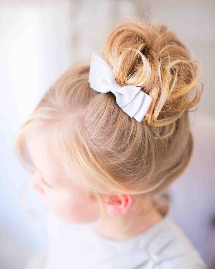 Flower Bun Girls Hairstyles That Are Seriously Cute