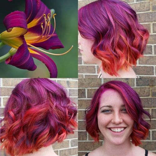 Neon Bobs Unique & Cool Hairstyles 2019