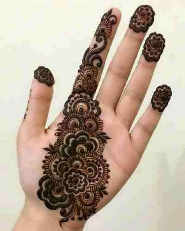 Full fronthand mehndi designs for ladies