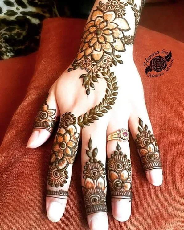 20+ Most beautiful and Remarkable Henna designs for women - Sensod