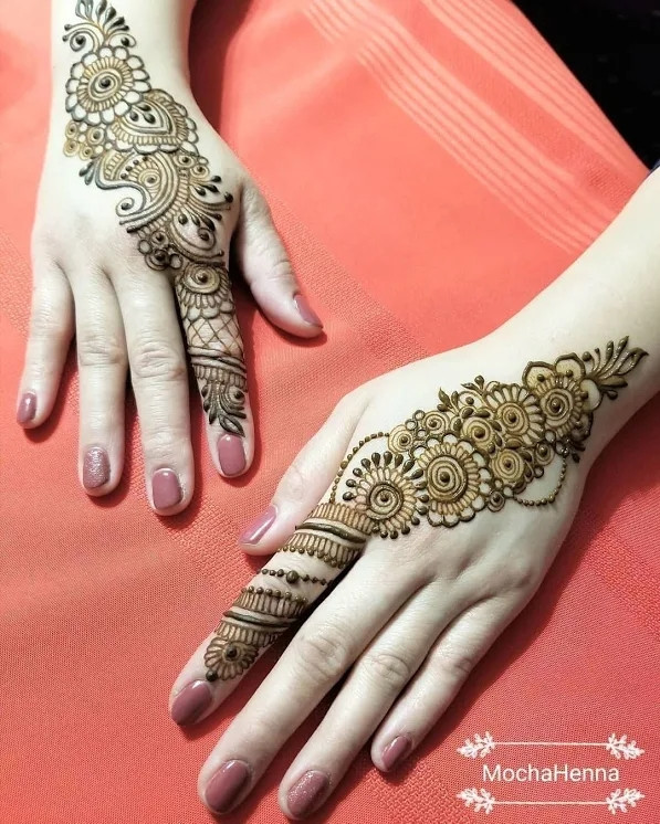Shimmer Henna Designs for girls