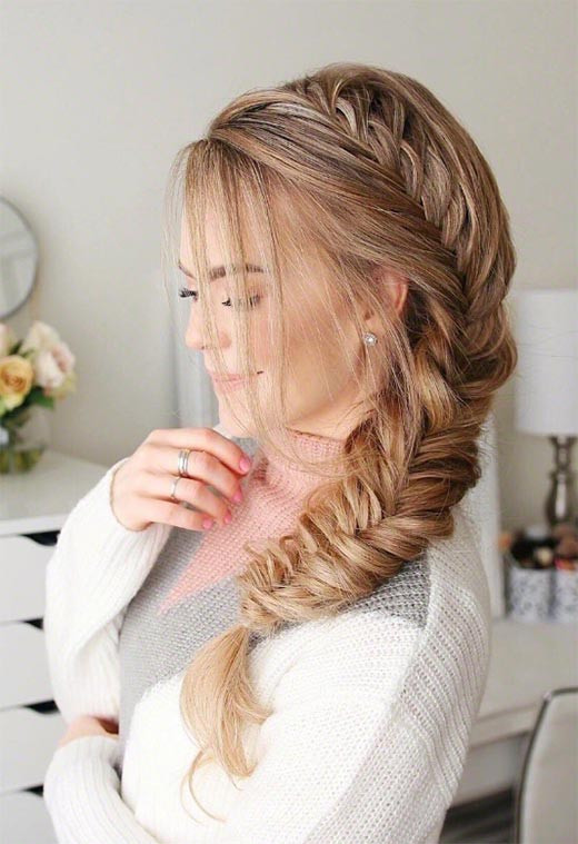 Side Dutch Fishtail Braid Girls Hairstyles That Are Seriously Cute