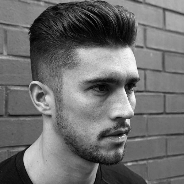 Slicked Back Short Hairstyles for Men with Fine Hair