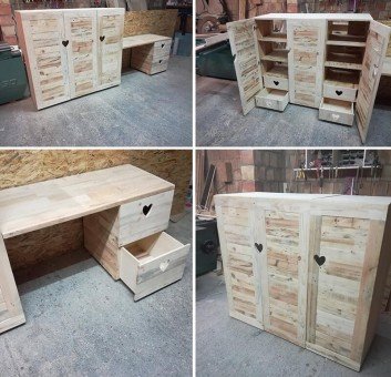 Giant Pallet Cabinets Step By Step Guide