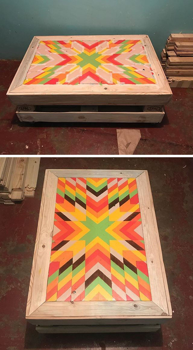 Pallet coffee table 