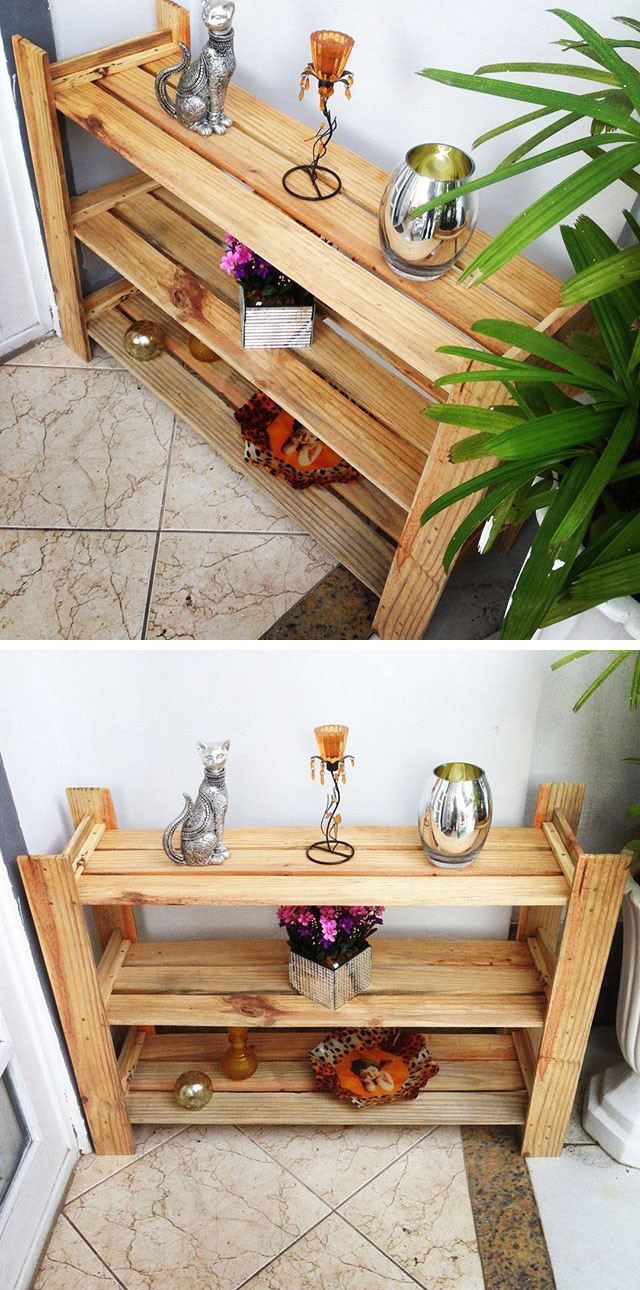 Best 33+ Repurposing Pallet Side Multifunctional Storage Shelf