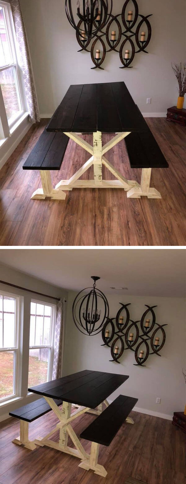 Pallet dining table
