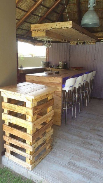 10 Brilliantly Rustic DIY Pallet Kitchen Furniture Ideas