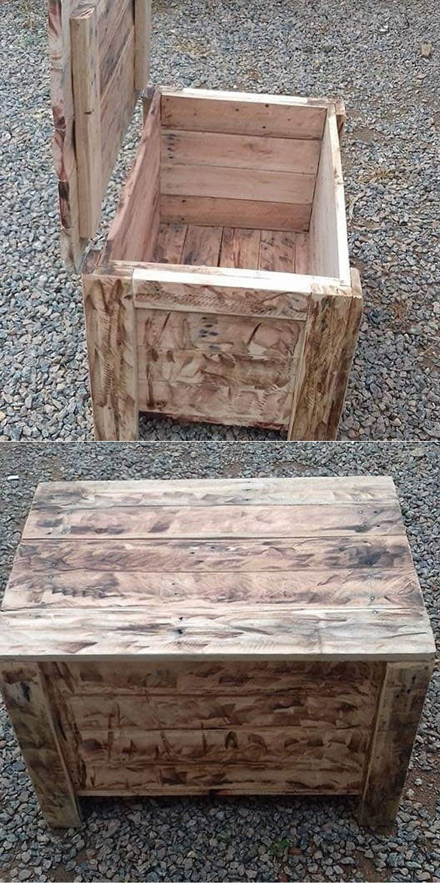 Pallet storage box