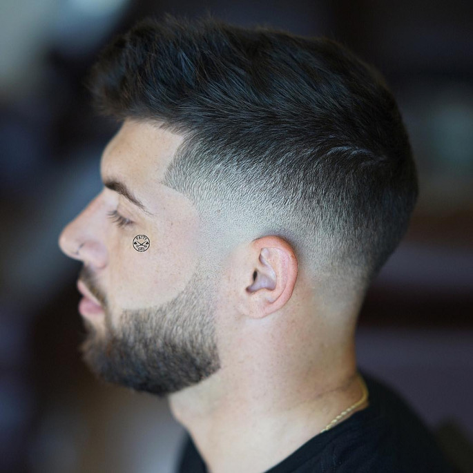 Faded Under-Cut Short Hairstyles for Men with Fine Hair