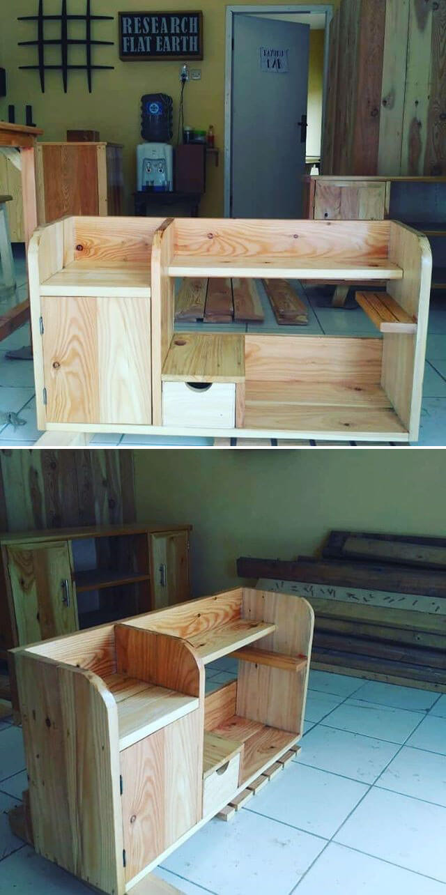 Pallet storage table