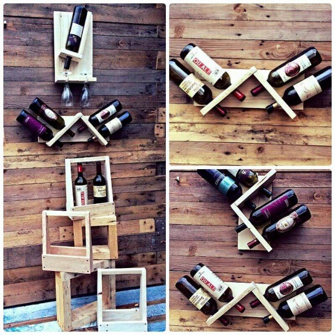 Innovative Pallet Wine Shelf And Storage Ideas on Sensod