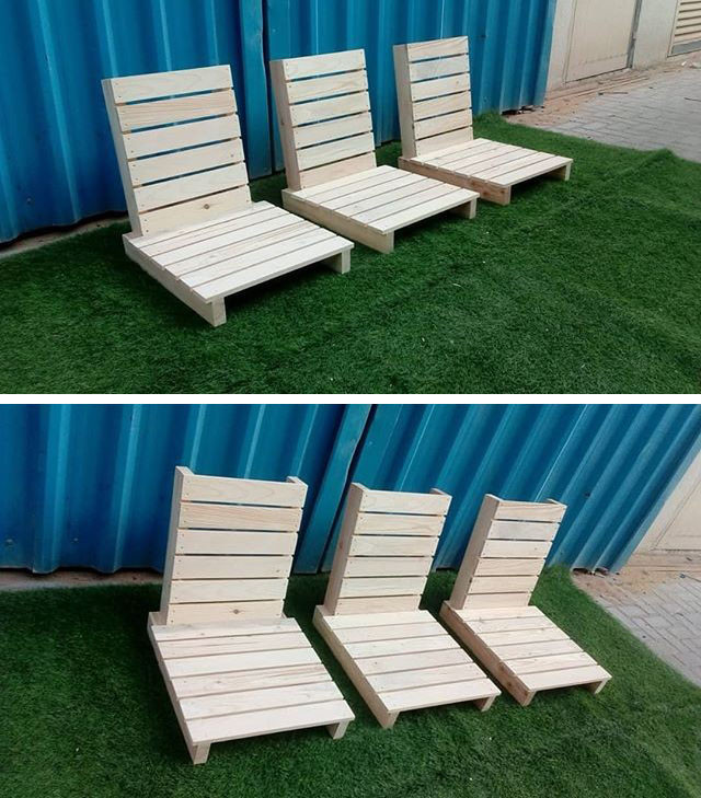 Pallet outdoor furniture