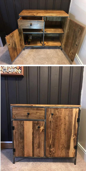 32+ Best Pallet Furniture Cabinets And Wall Art