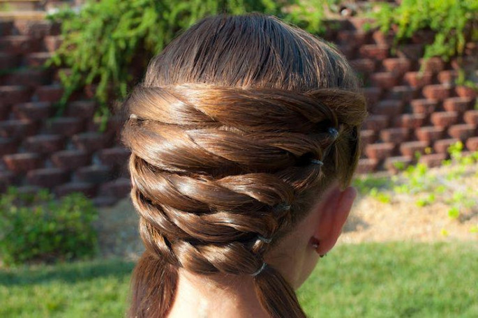 Braid Basket Hairstyles for Little Girls