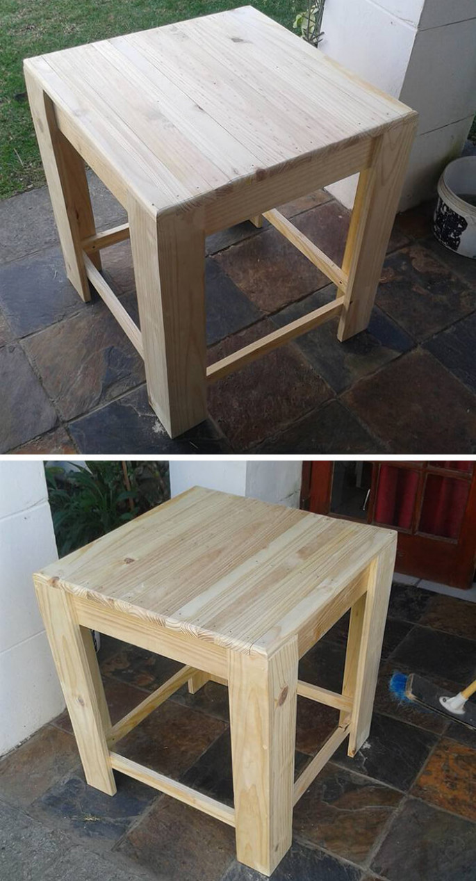 Custom Coffee Single Table DIY Pallet Ideas