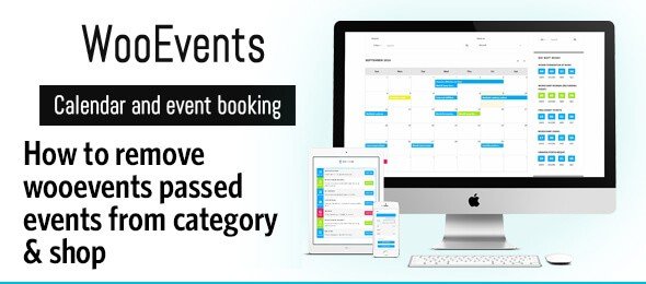 How to remove Wooevents passed events from category & shop pages