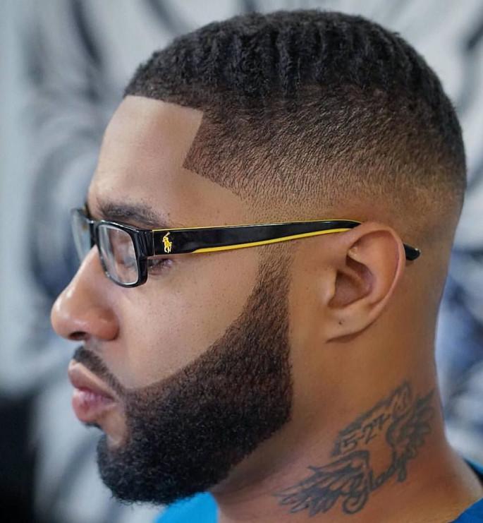 Defined Wave Cut Haircuts & Hairstyles for Black Men
