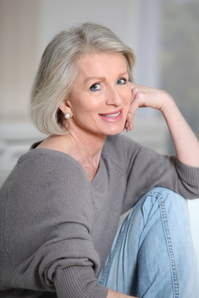 Hip Bob Hairstyles for Women Over 60s
