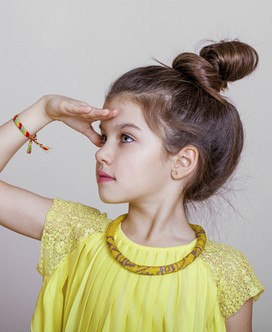Messy Top Knots Little Girls’ Hairstyles For Your Princess