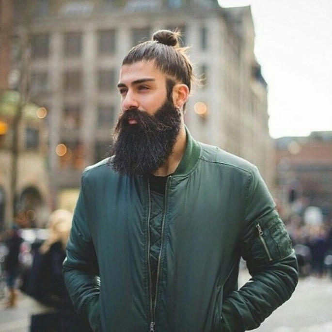 Top Knot Long Hairstyles for Men to Look More Handsome