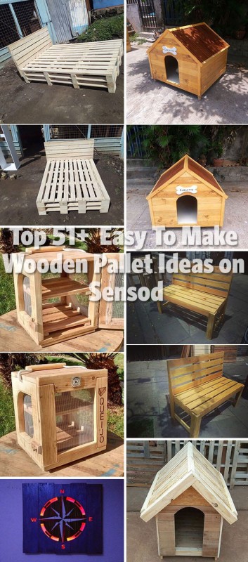 Top 51+  Easy To Make Wooden Pallet Ideas On Sensod
