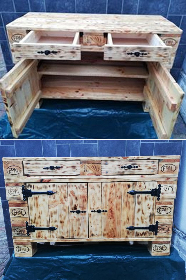 Pallet storage cabinets projects