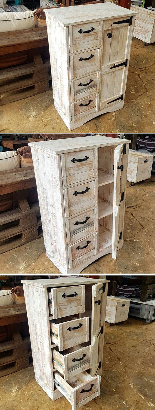 Pallet storage cabinets projects