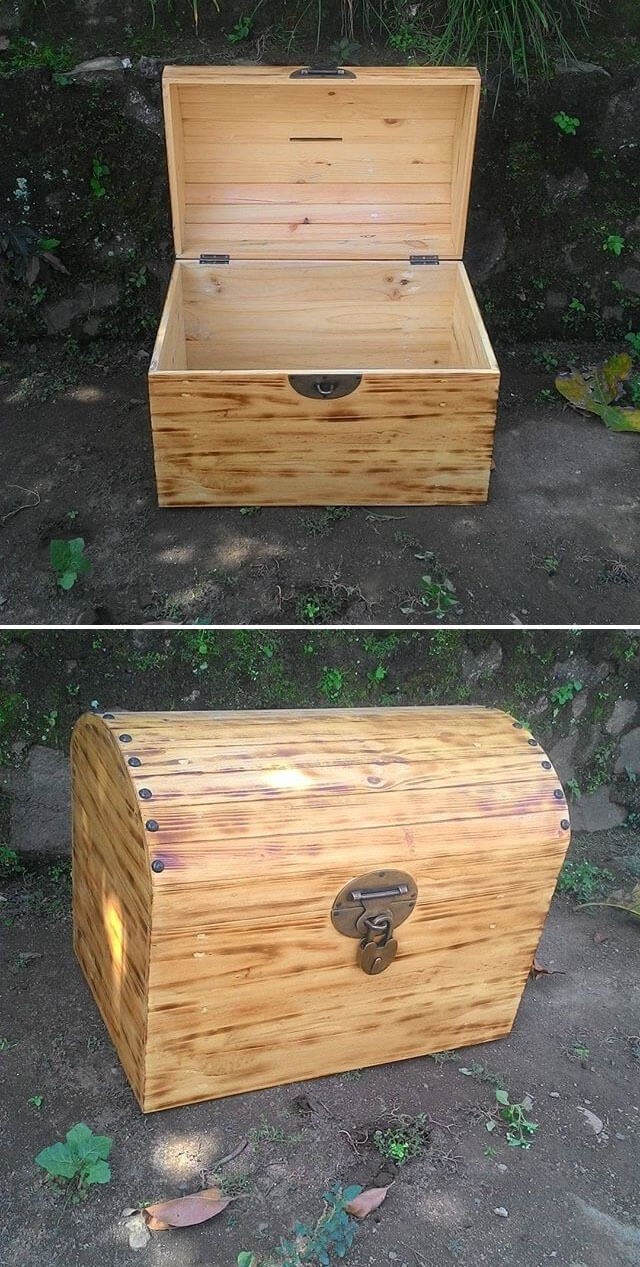 pallet storage box ideas