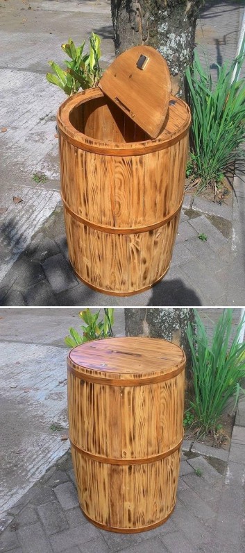 wood pallet drum ideas