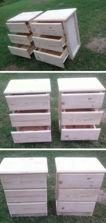 pallet cabinet drawer project ideas