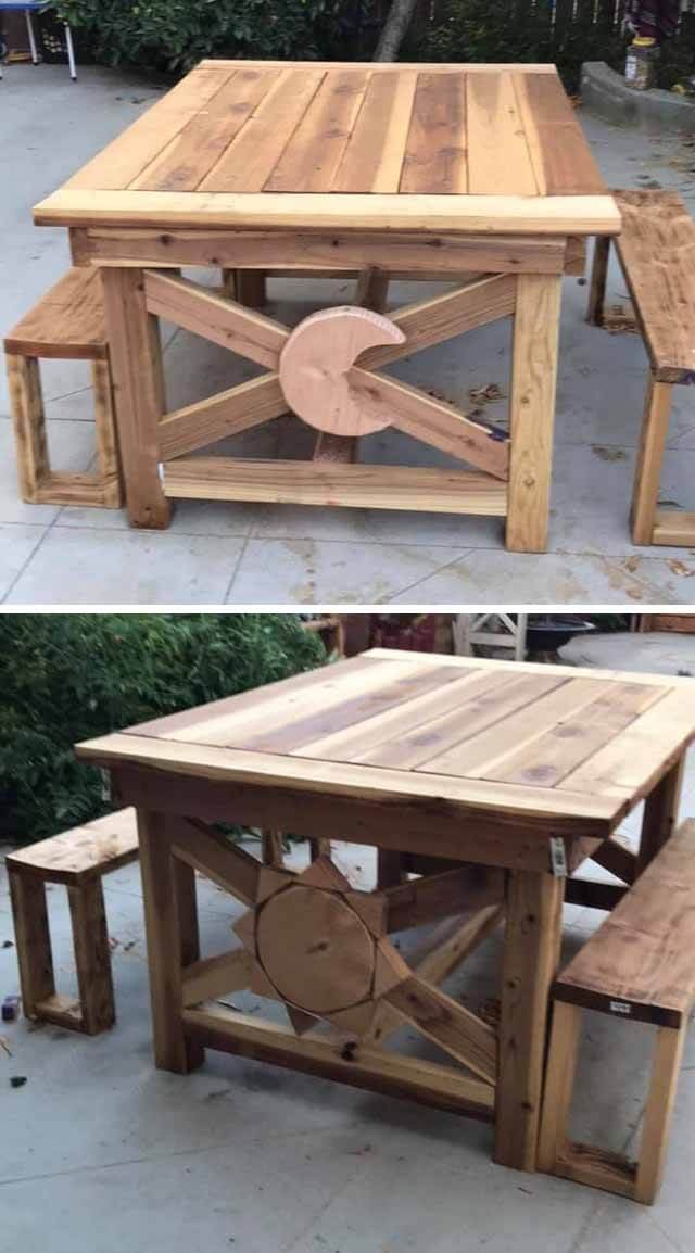 outdoor furniture made from wood pallets
