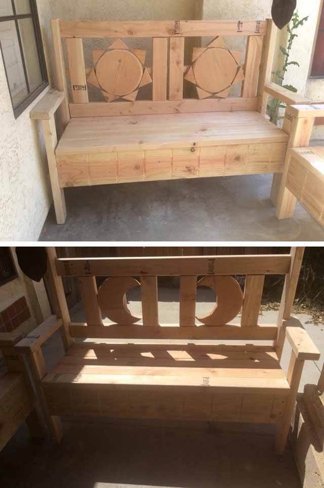 outdoor furniture made from wood pallets