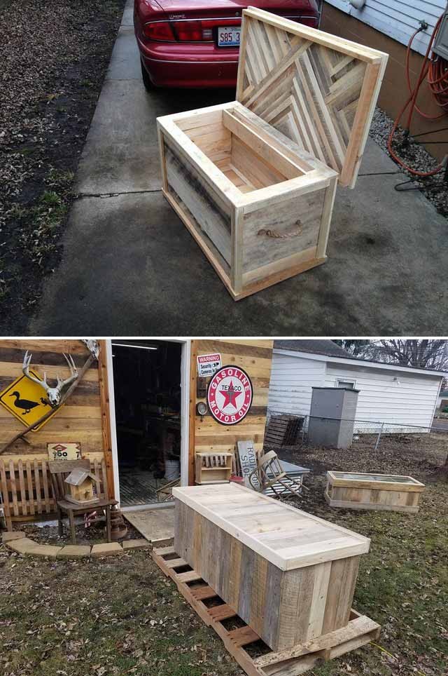 Outdoor Furniture Made From Wood Pallets
