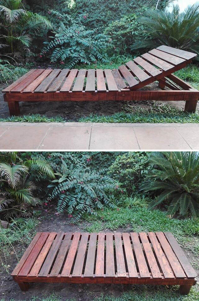 Pallet outdoor furniture