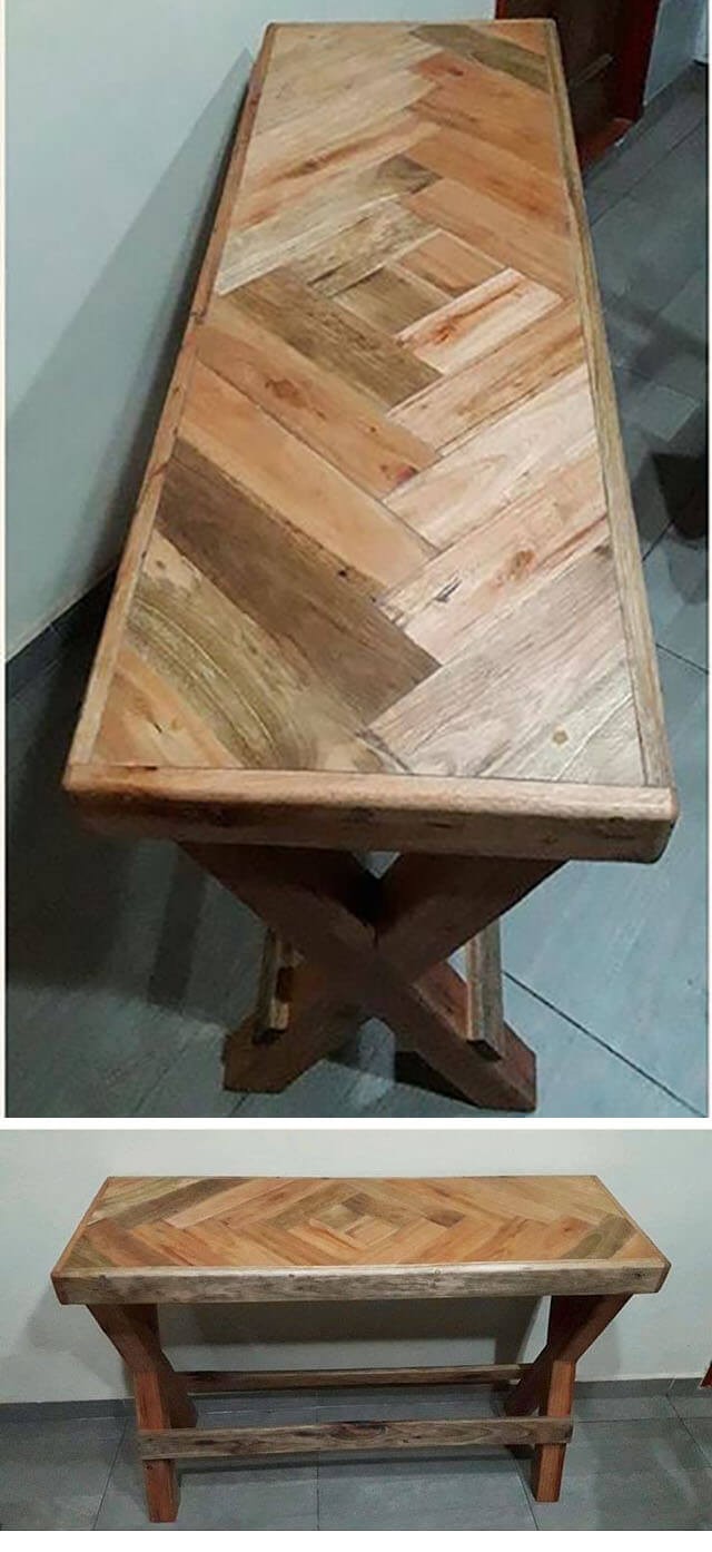 pallet side table project ideas