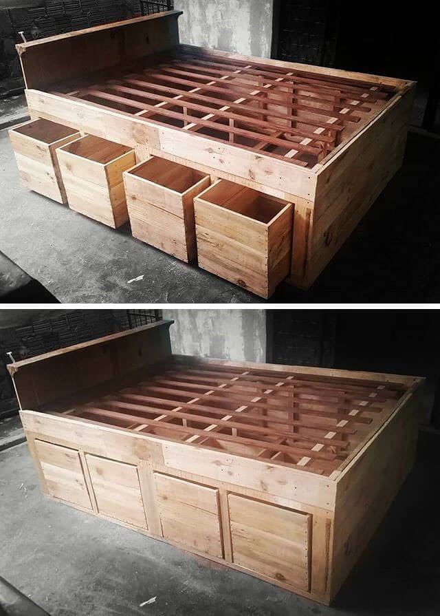 outclass pallet bed frame ideas