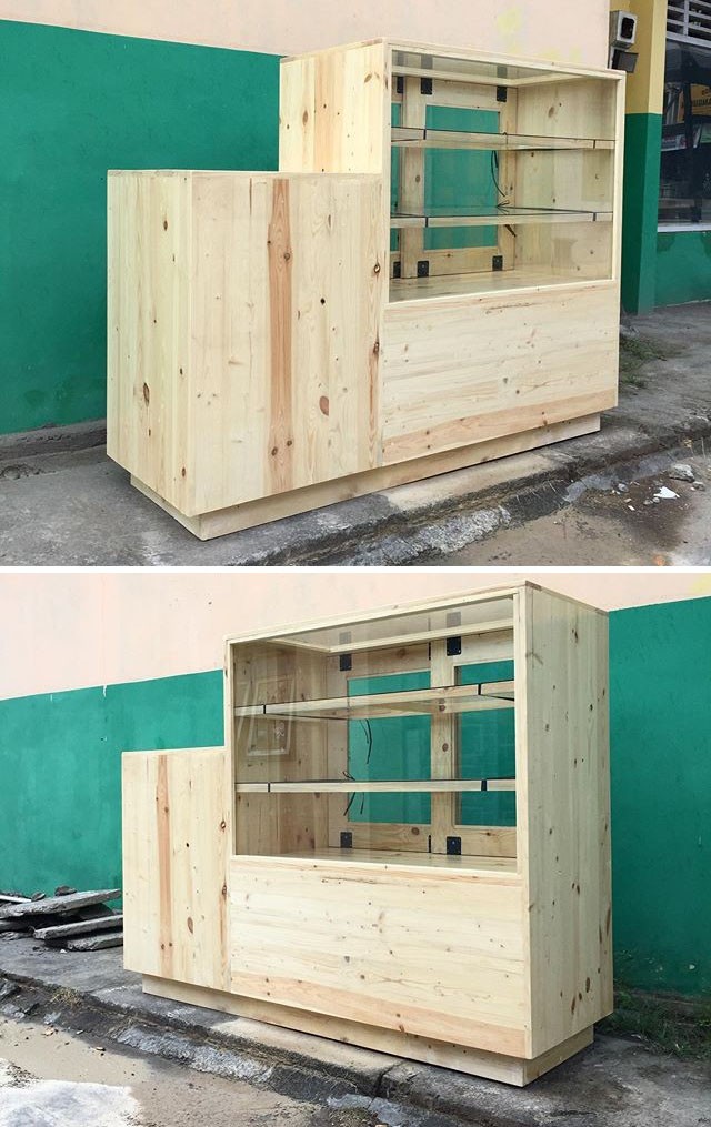 Pallet  storage cabinets ideas