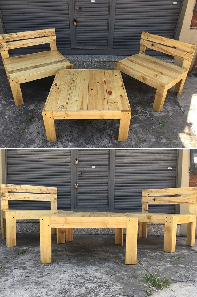 Pallet chairs furniture ideas