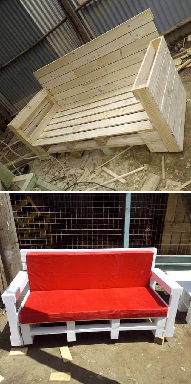 easy pallet benches ideas