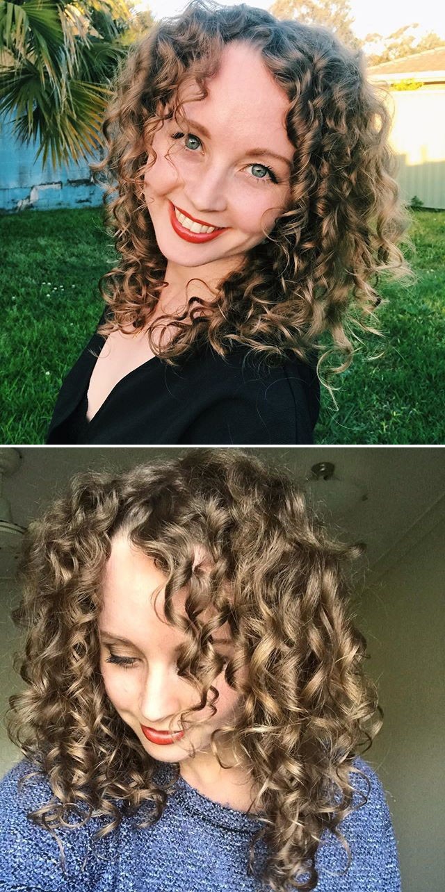 medium length curly hairstyles