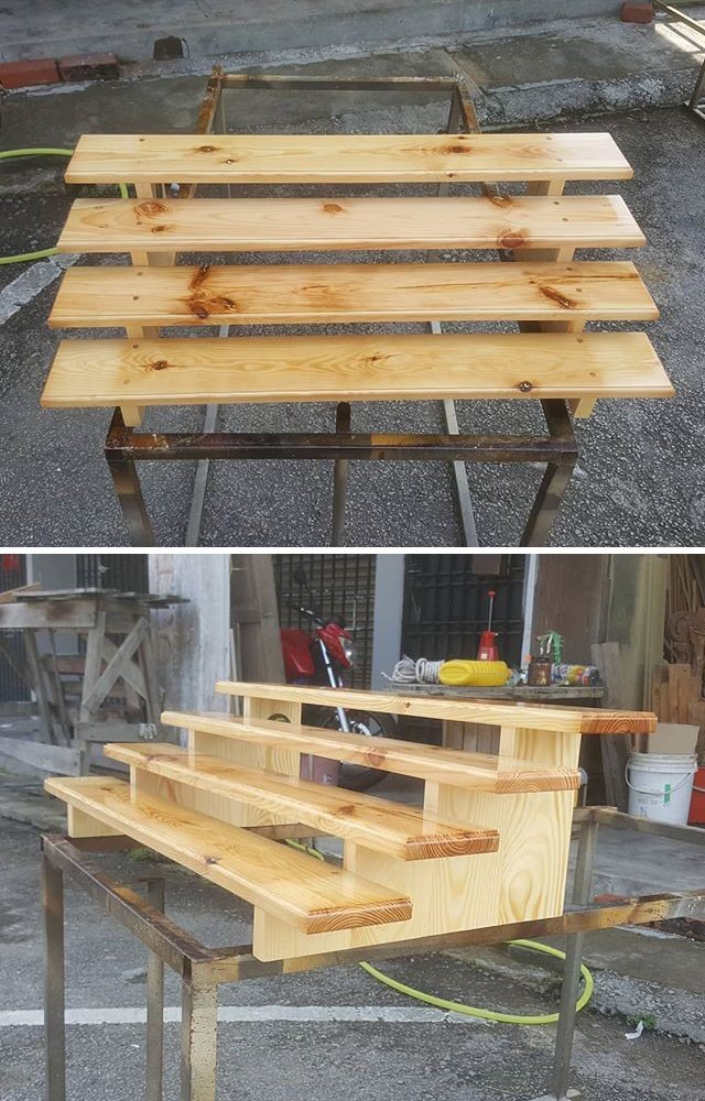 Pallet stairs ideas