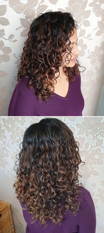 layerd curly women medium hairstyles ideas