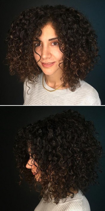 layerd curly women medium hairstyles ideas on sensod